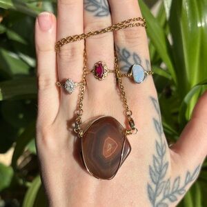 Carnelian interchangeable necklace